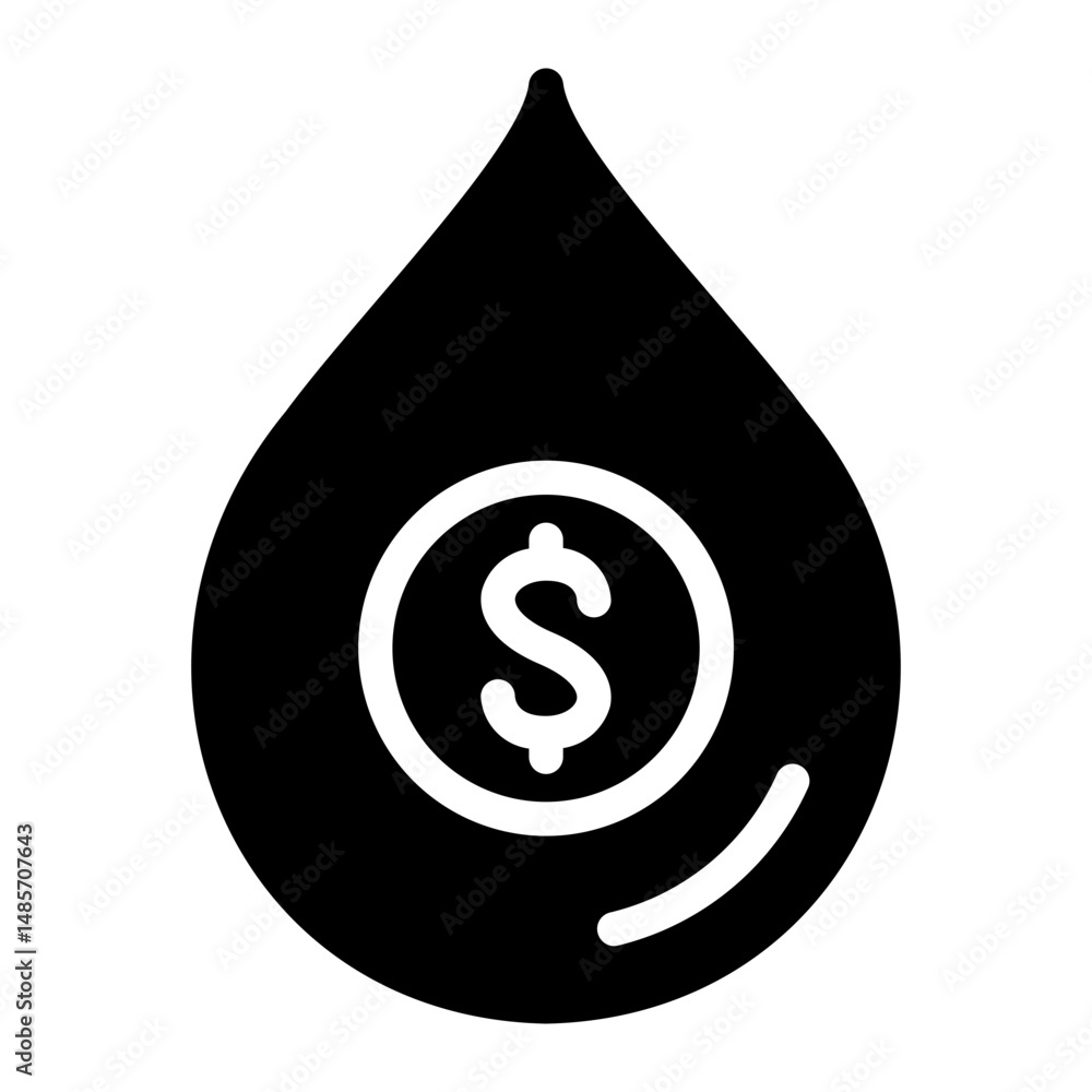 liquidity glyph icon liquidity glyph icon