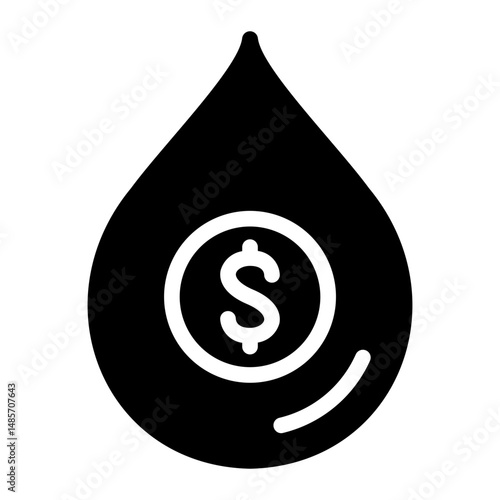 liquidity glyph icon