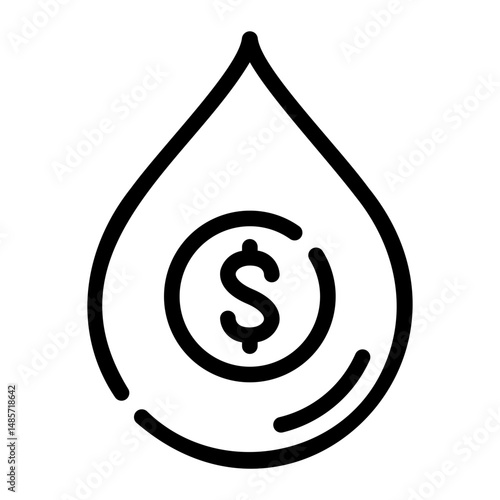 liquidity line icon
