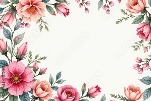 Delicate watercolor paisley floral motif, soft color palette, design, paisley pattern