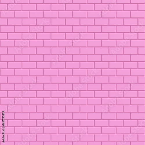 Modern Brick Wall. Modern Background. 3D illustration.