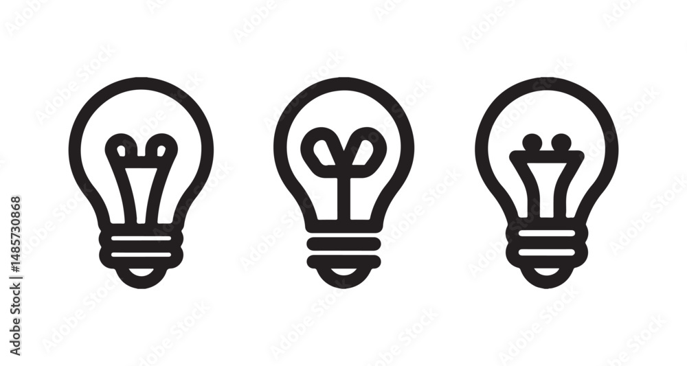 Bulb Icon, light bulb icon, idea icon Bulb Icon, light bulb icon, idea icon