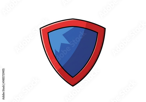 Comic hero icon, shield symbol. Vector isolated on white background. Free Download Comic hero icon, shield symbol. Vector isolated on white background. - GFXLoad