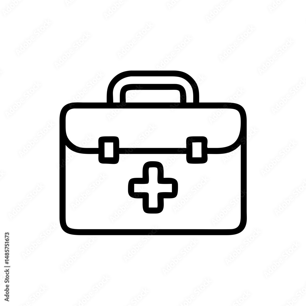 Icon of a doctorchest / first aid kit Icon of a doctorchest / first aid kit