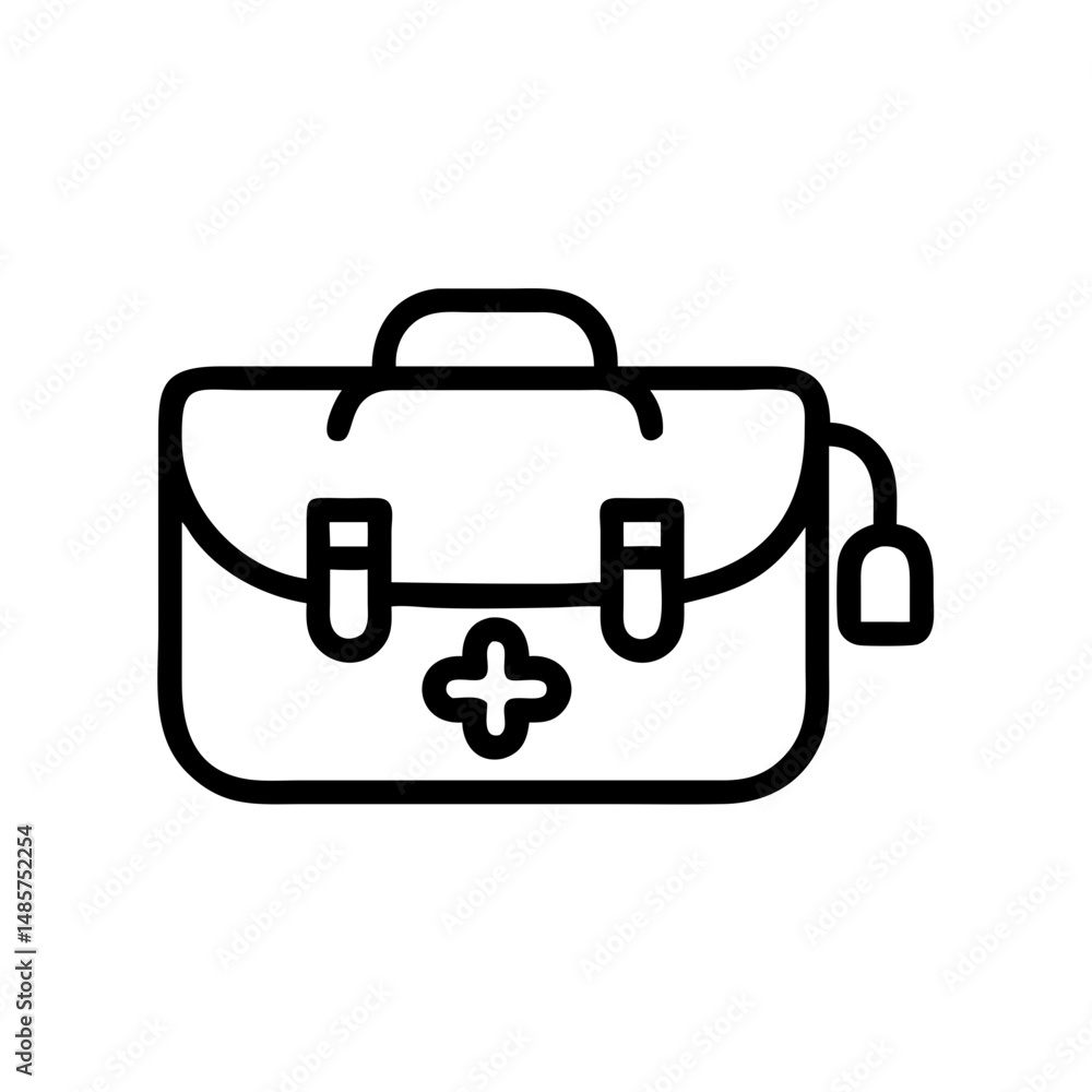 Icon of a doctorchest / first aid kit Icon of a doctorchest / first aid kit
