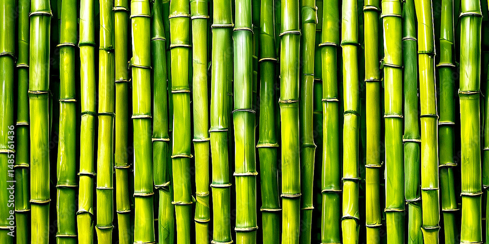 Fototapeta premium green bamboo background