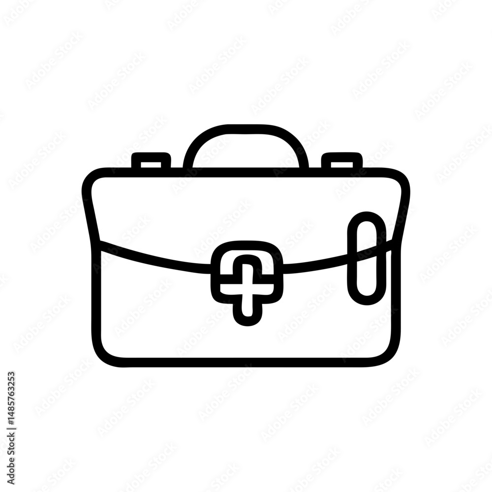Icon of a doctorchest / first aid kit Icon of a doctorchest / first aid kit