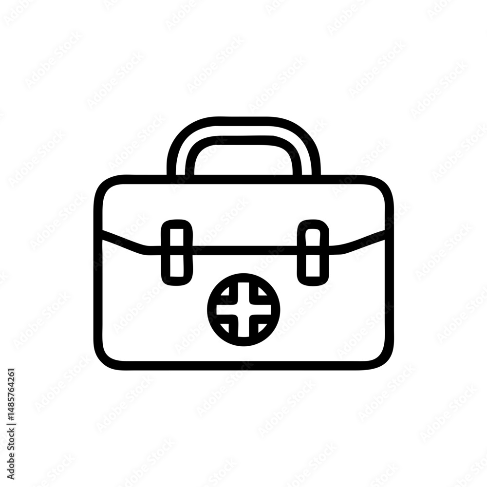 Icon of a doctorchest / first aid kit Icon of a doctorchest / first aid kit