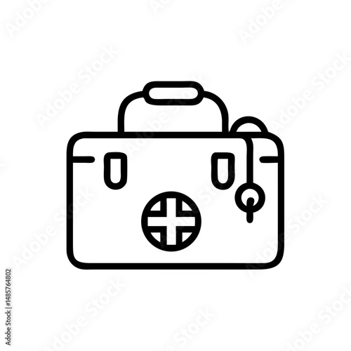 Icon of a doctorchest / first aid kit