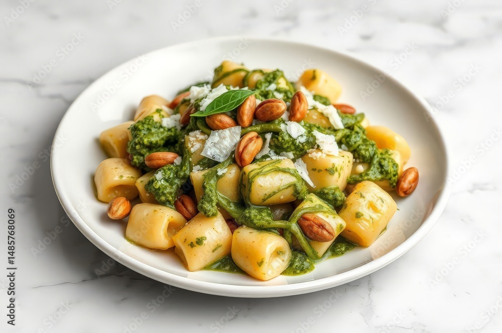 Italian Gnocchi with Pesto Sauce Italian Gnocchi with Pesto Sauce
