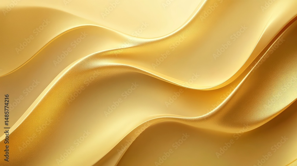 Fototapeta premium The golden gradient background with a metallic texture