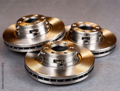 Wallpaper Mural Gleaming car rotors displayed indoors Torontodigital.ca