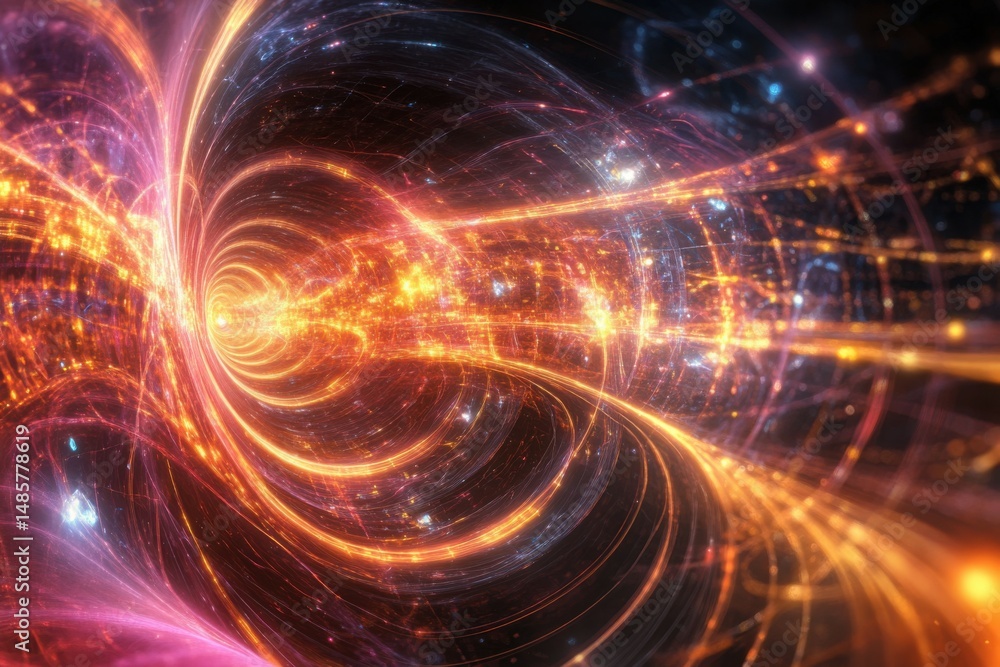 Obraz premium Vibrant Cosmic Energy