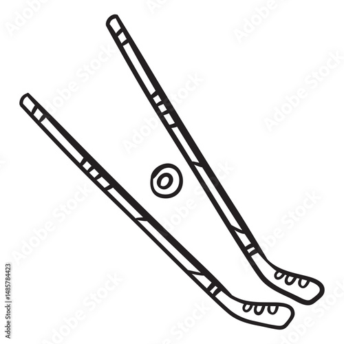 Sports sticks puck equipment stroke