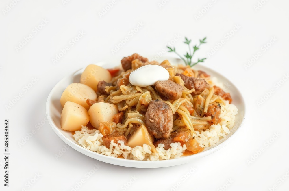 Traditional Estonian Mulgikapsad Dish Traditional Estonian Mulgikapsad Dish