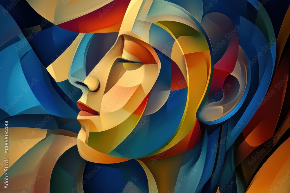 Abstract Portrait Art Abstract Portrait Art