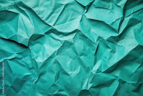 Wallpaper Mural Textured teal crumpled paper (3) Torontodigital.ca