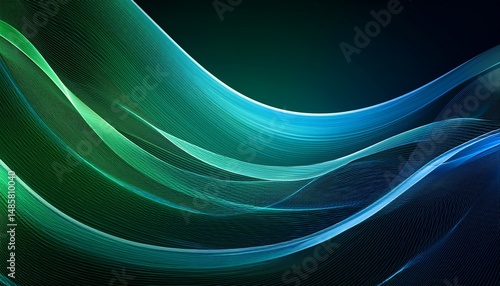 green abstract digital wave for backgrounds and presentations abstract blue wave background presentation background wallpaper modern digital design