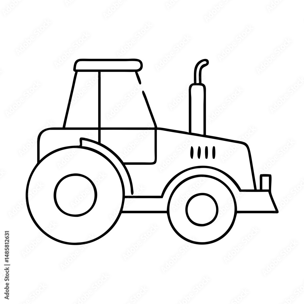 tractor icon, tractor vector illustration-simple illustration of tractor, perfect for tractor logos and icons tractor icon, tractor vector illustration-simple illustration of tractor, perfect for tractor logos and icons