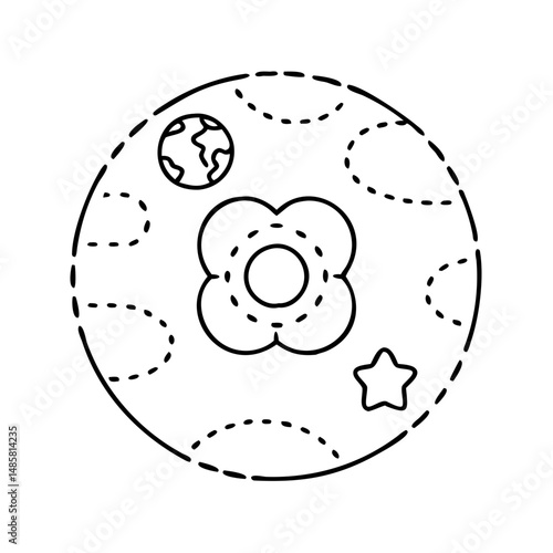 universal plain icon, universal plain vector illustration-simple illustration of universal plain, perfect for universal plain logos and icons