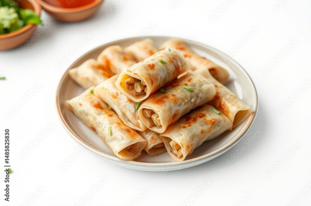 Crispy Vegetarian Spring Rolls Crispy Vegetarian Spring Rolls