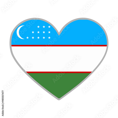 Free Download Uzbekistan flag. Uzbekistan love flag. Uzbekistan flag in heart shape. Love symbol. Vector illustration.

 - GFXLoad