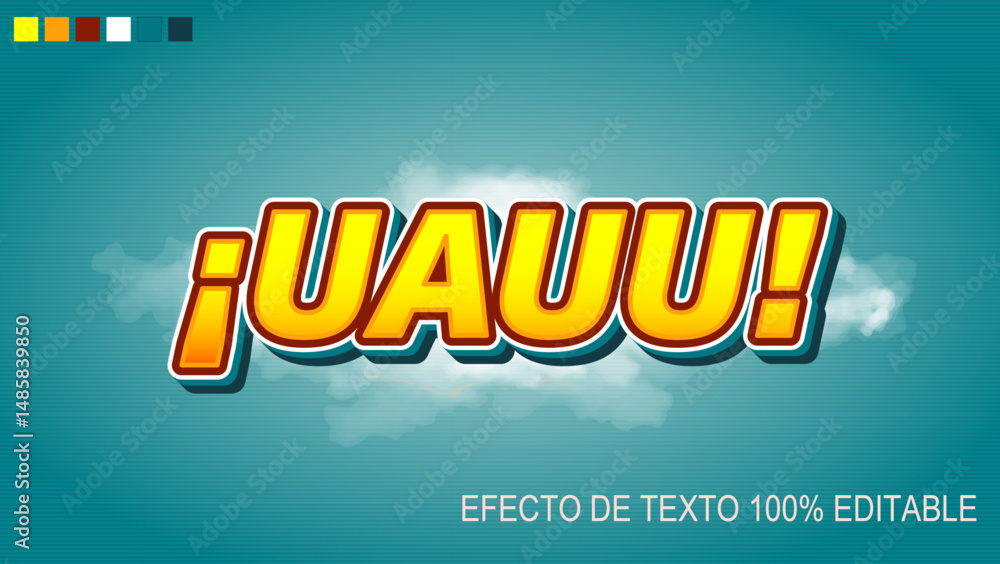 efecto de texto uauu