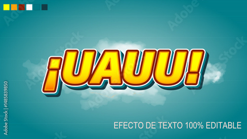 efecto de texto uauu
