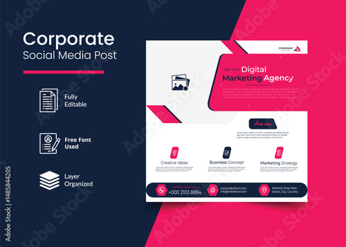 digital marketing social media post desing templetes