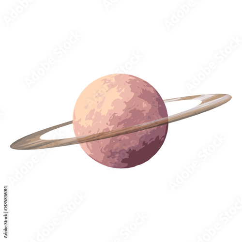 Saturn planet icon