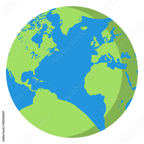 Earth planet icon earth icon