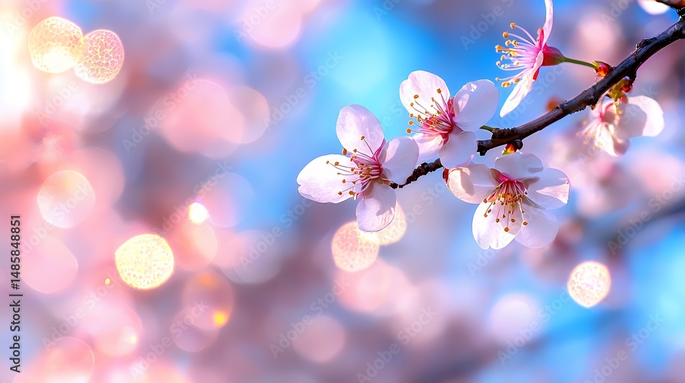 Cherry Blossom Flowers Blooming in Spring Cherry Blossom Flowers Blooming in Spring
