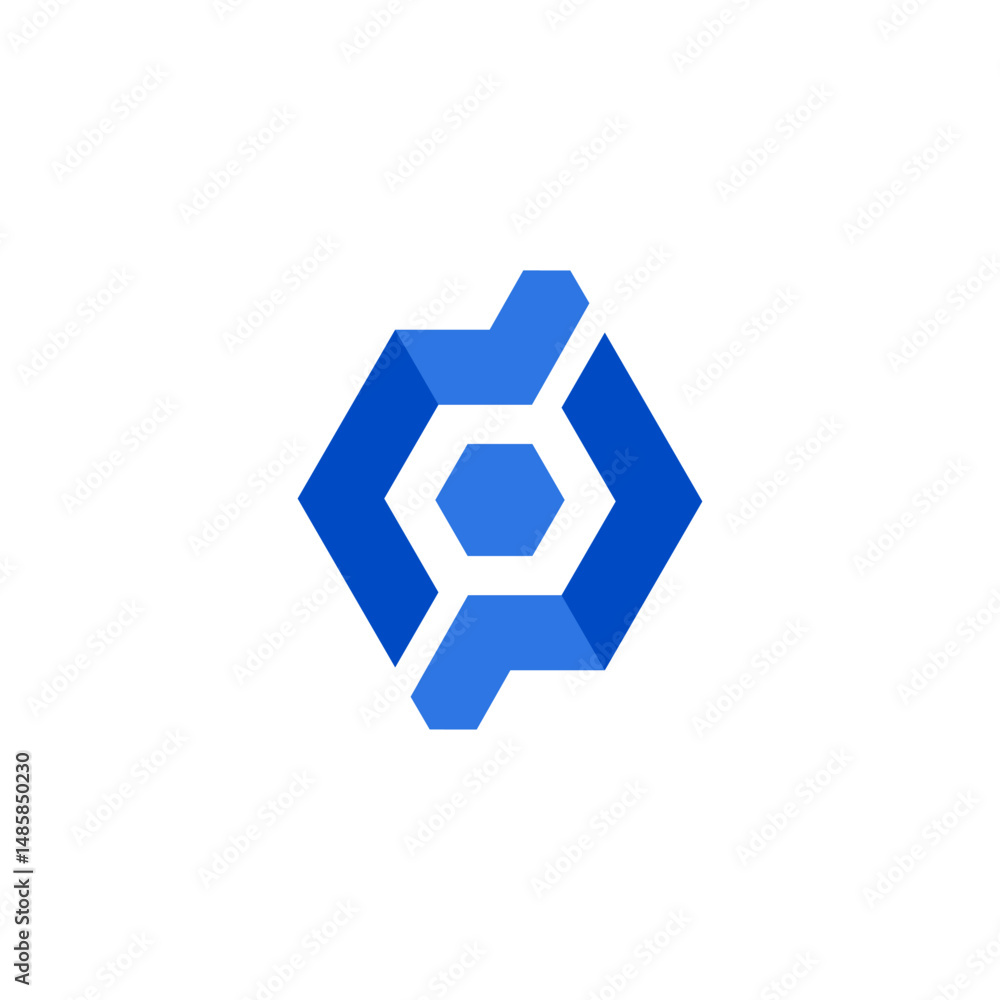 Modern Hexagon Logo Modern Hexagon Logo