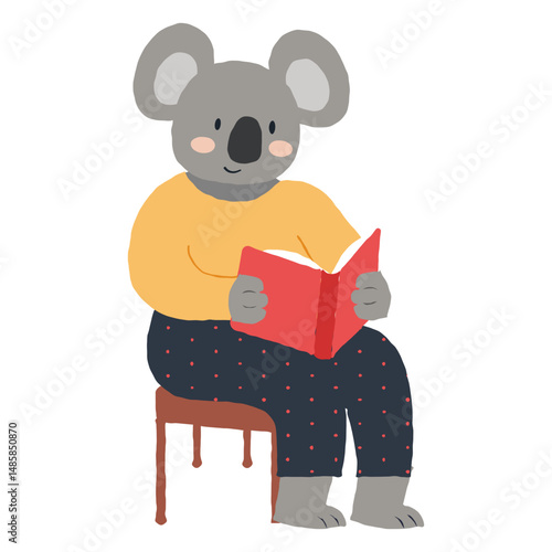 Studying koala character