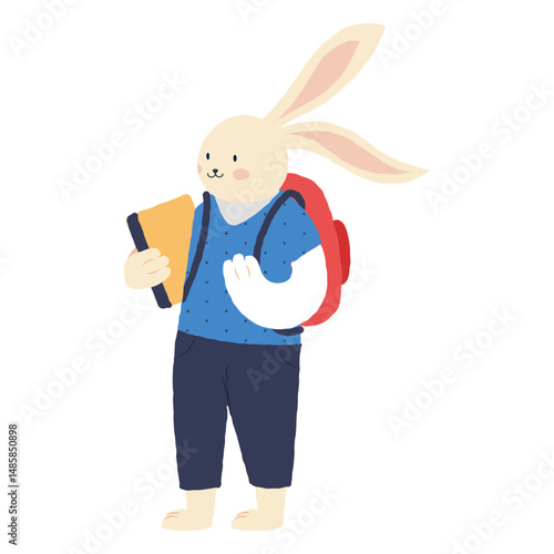 Studying rabbit character