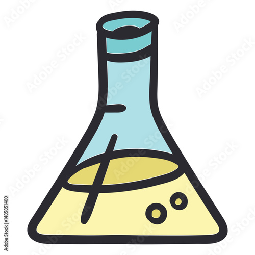 Erlenmeyer flask stroke color
