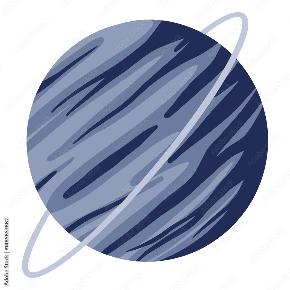 Fotografie Planet uranus illustration