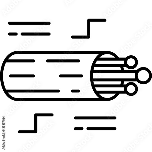 Optical fiber Icon