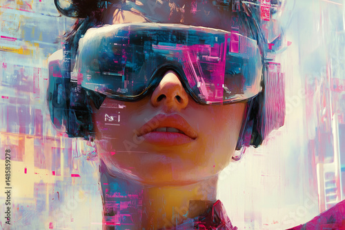 young woman in sunglasses
