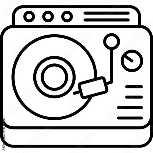 Turntable Icon