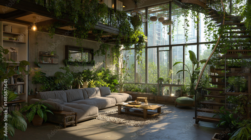Fototapeta premium green lifestyle at home