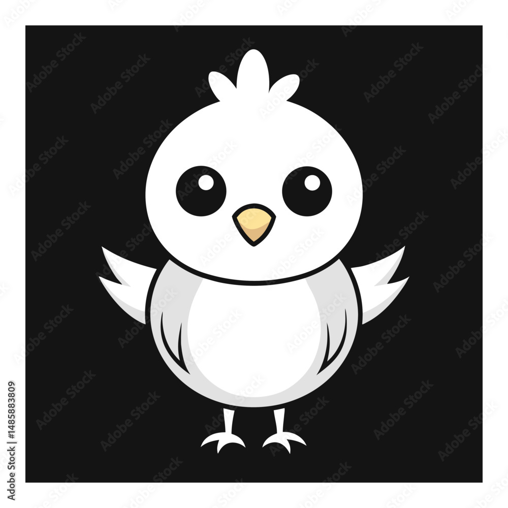 Simple Black and White Illustration Simple Black and White Illustration