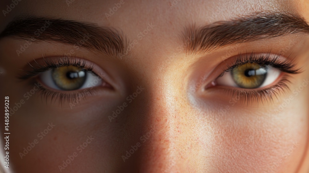 Fototapeta premium Close up of human eyes