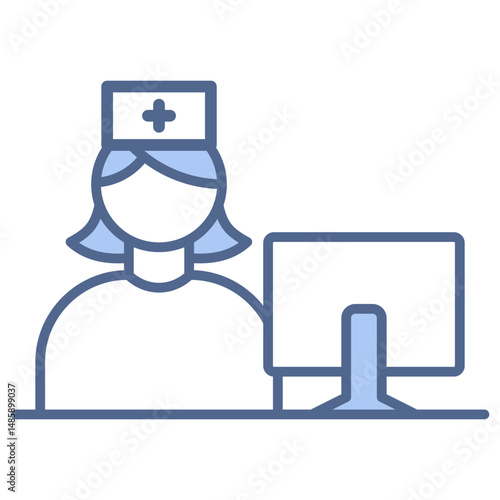 Reception Blue Icon