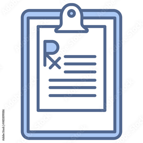 Prescription Blue Icon