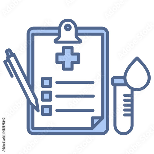 Diagnostic Blue Icon