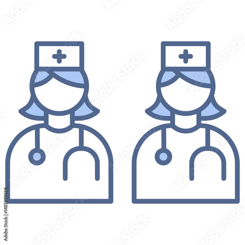 Nurse Blue Icon