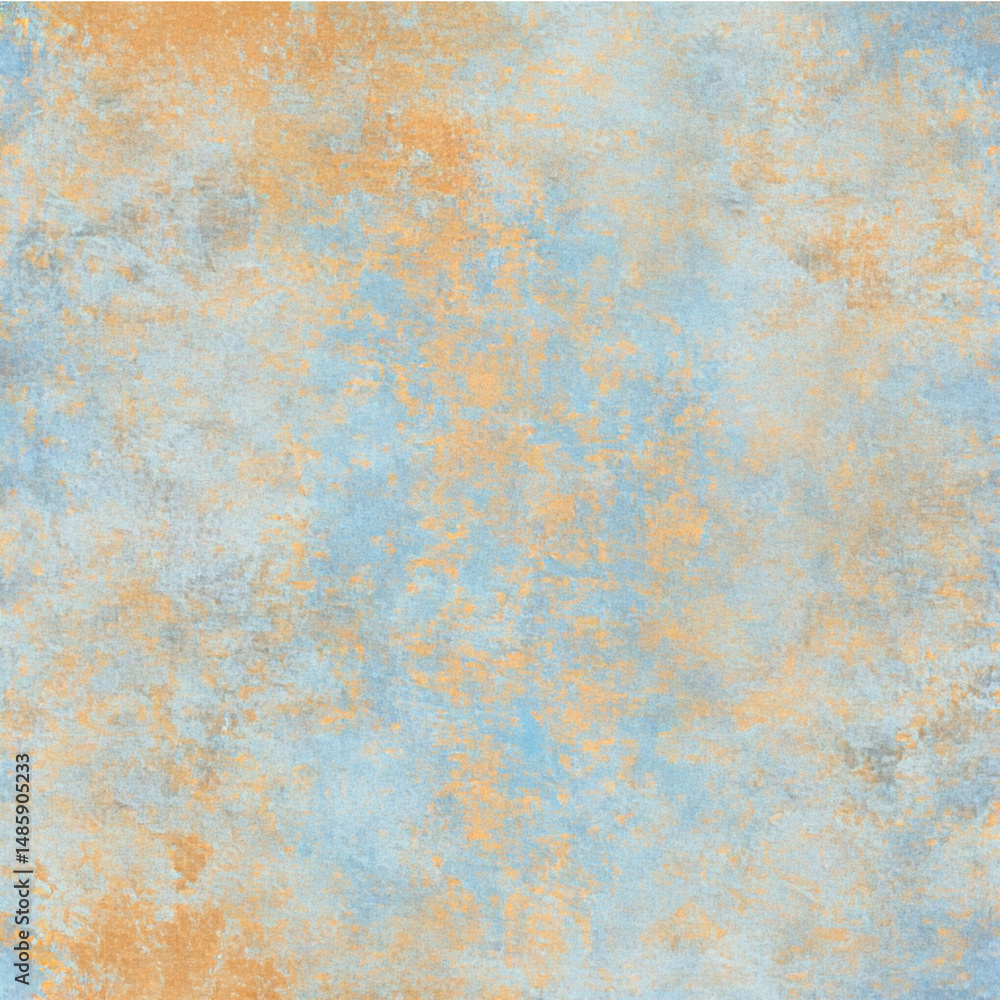Fototapeta premium Abstract Blue and Orange Watercolor Texture Background