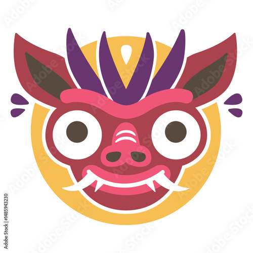 Fiesta tirana diablada chile flat