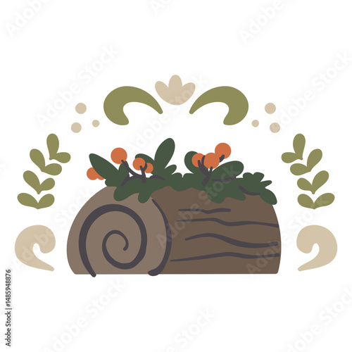 Log flat winter solstice